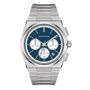 남성 손목 스테인레스 스틸 다기능 쿼츠 시계 시계 DG9004